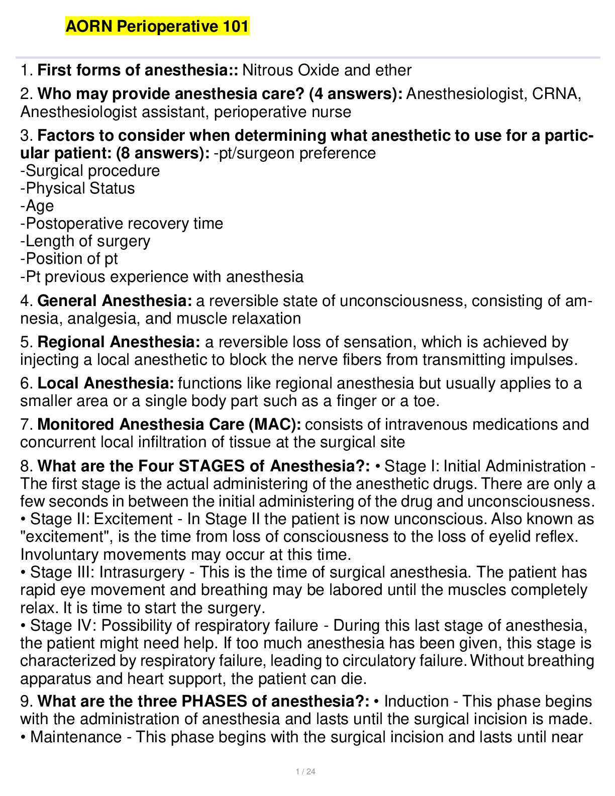 Preview image for AORN Perioperative 101